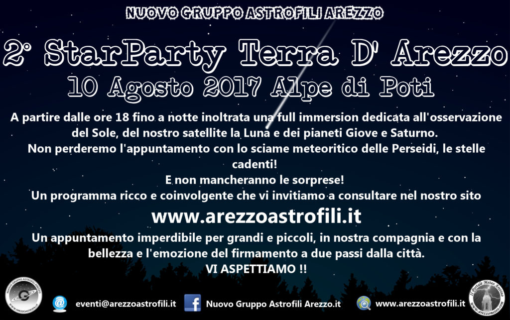 Secondo starparty arezzo 10 agosto 2017