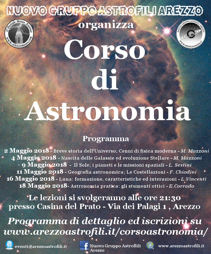 Volantino corso di astronomia 2018